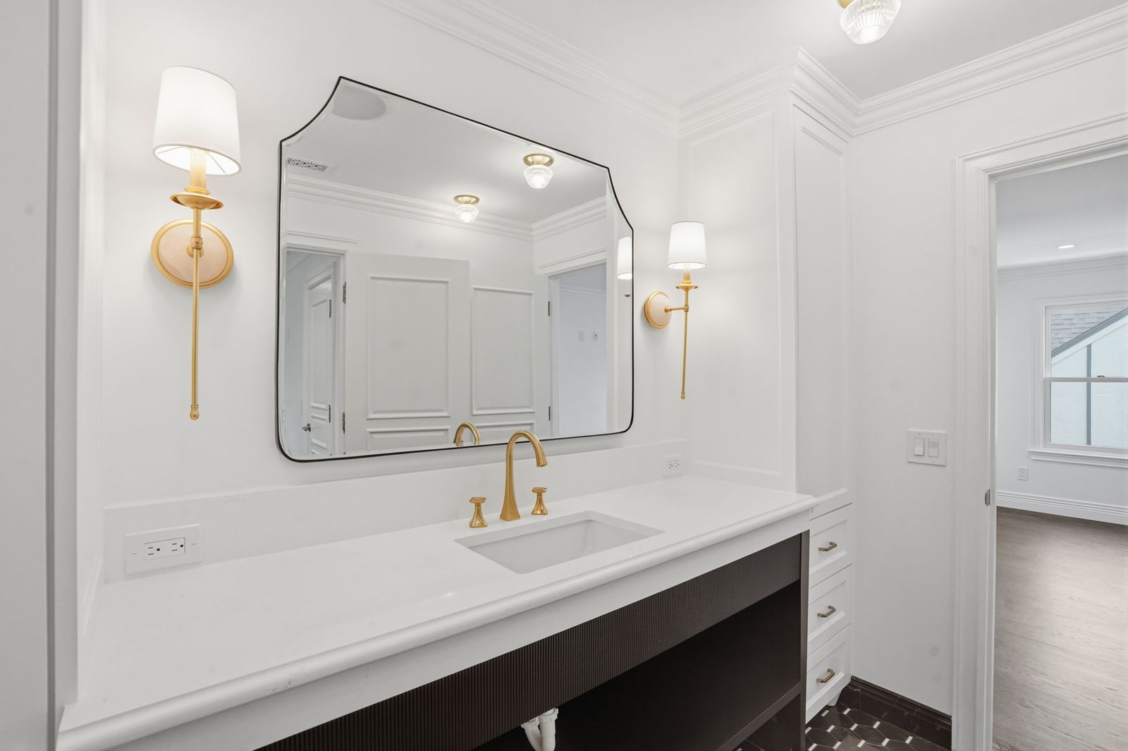 Bathroom vanity and countertop installation